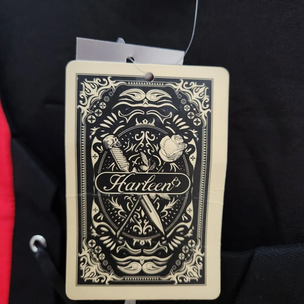 Harley Quinn Zippered Top - Picture 3 of 4